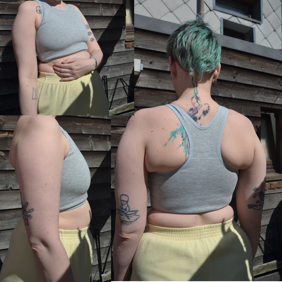 Short Length Chest Binder - Bold Humans