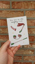 Naughty List - Card