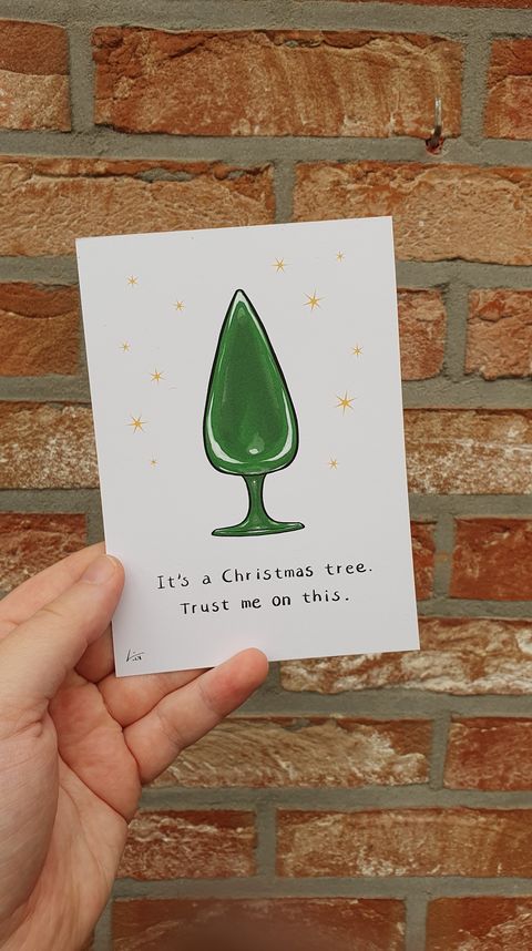 Christmas Tree - Card — greeting card, Bold Humans
