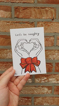 Let's Be Naughty - Card