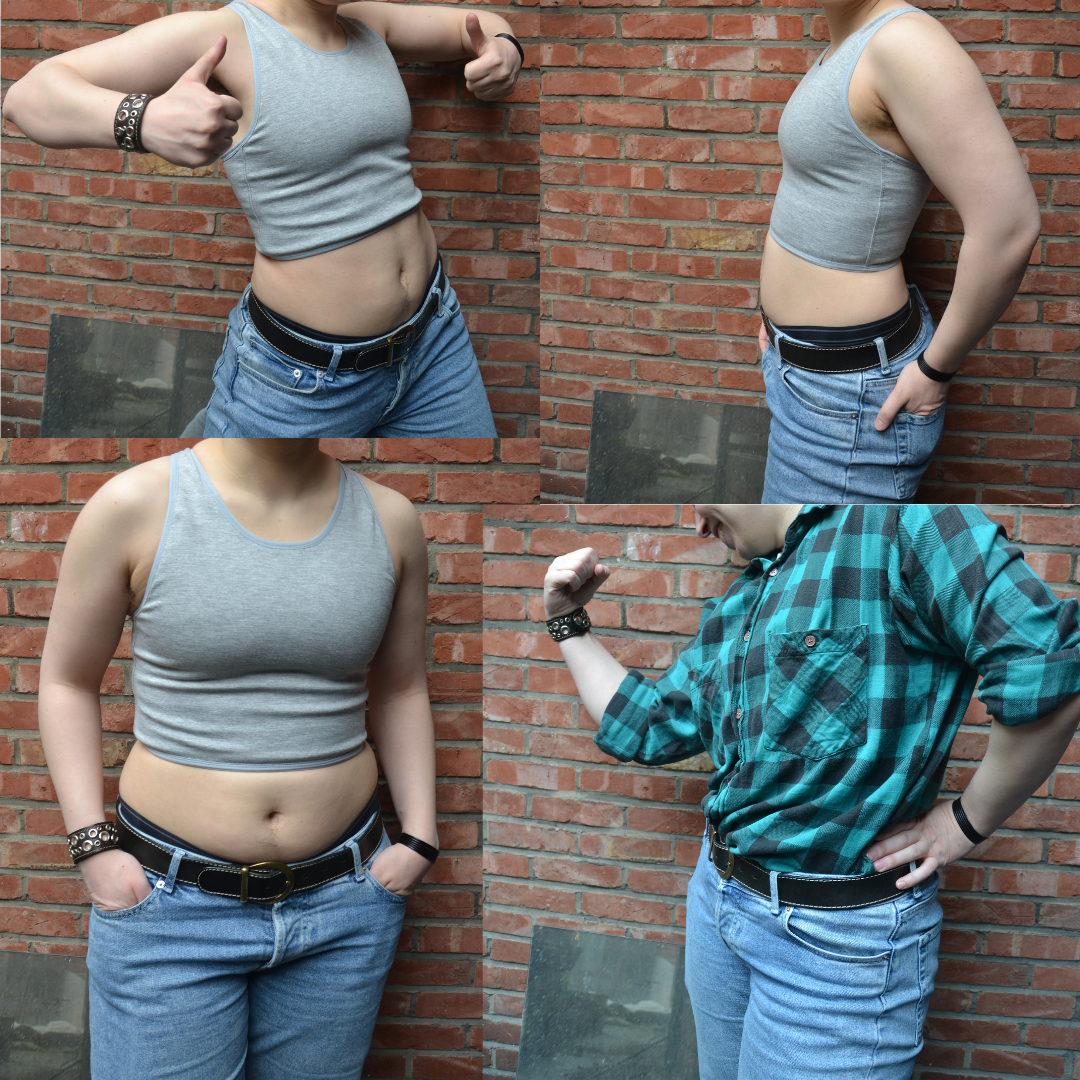 Short Length Chest Binder - Bold Humans