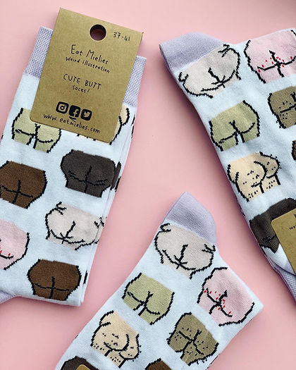 Cute Butts Socks - Bold Humans