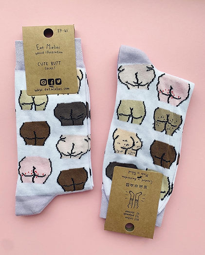 Cute Butts Socks - Bold Humans
