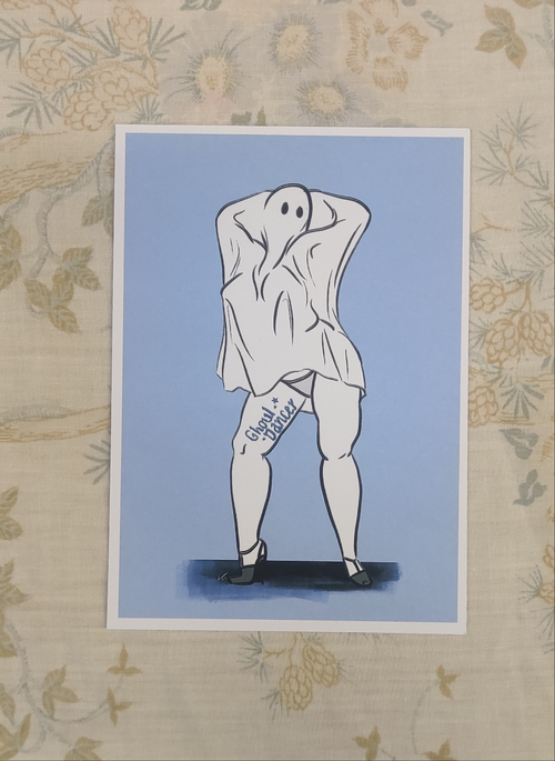 Ghost - Ghoul Dancer — greeting card, Bold Humans