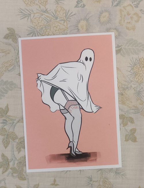 Ghost - Barely Lethal — greeting card, Bold Humans
