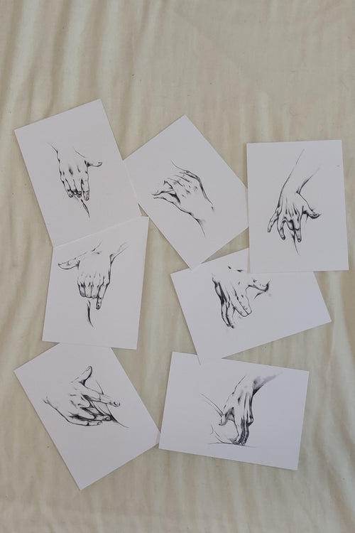 Wandering Hands Part I - artprint A6 — art print, Bold Humans (view 1 of 8)