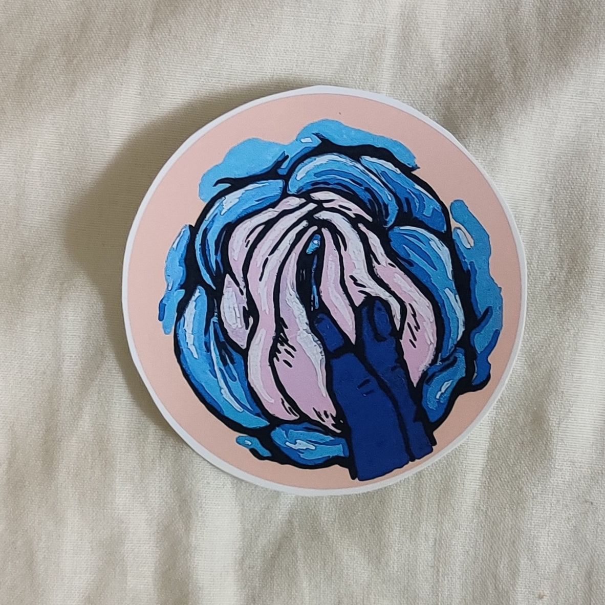Art by Vaula - Rose Garden - Sticker