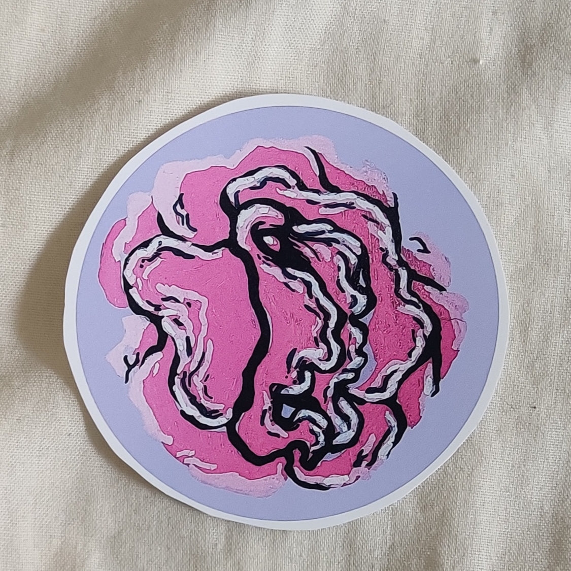 Art by Vaula - Rose Garden - Sticker