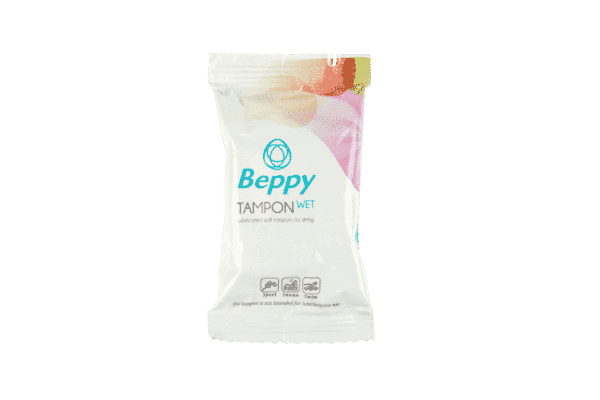 Wet Tampons 8 pcs by Beppy - Vegan Menstruation Care - Bold Humans - Health, Menstruation, Vaginal health