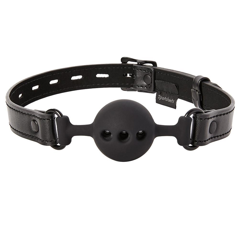 Breathable Ball Gag by Sportsheets - Vegan Restraints - Bold Humans - Beginner kink, Kink, Restraints
