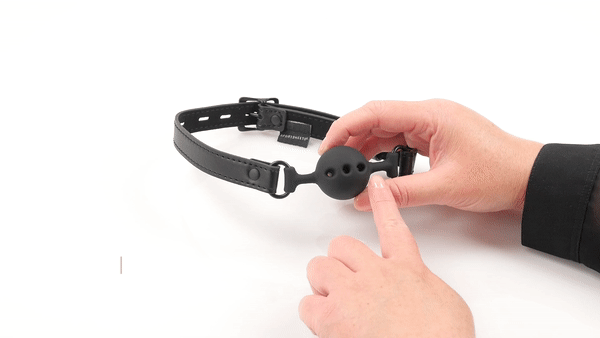 Breathable Ball Gag by Sportsheets - Vegan Restraints - Bold Humans - Beginner kink, Kink, Restraints