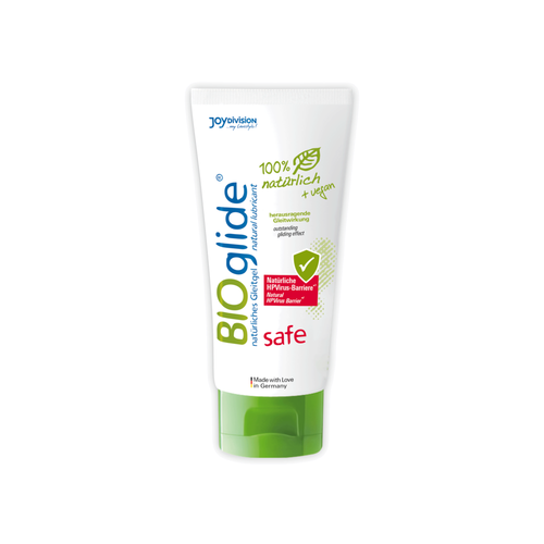 Bioglide Safe 100 ml - Waterbased w/ protective carrageenan by JoyDivision - Vegan Lube - Bold Humans - Health, Lube