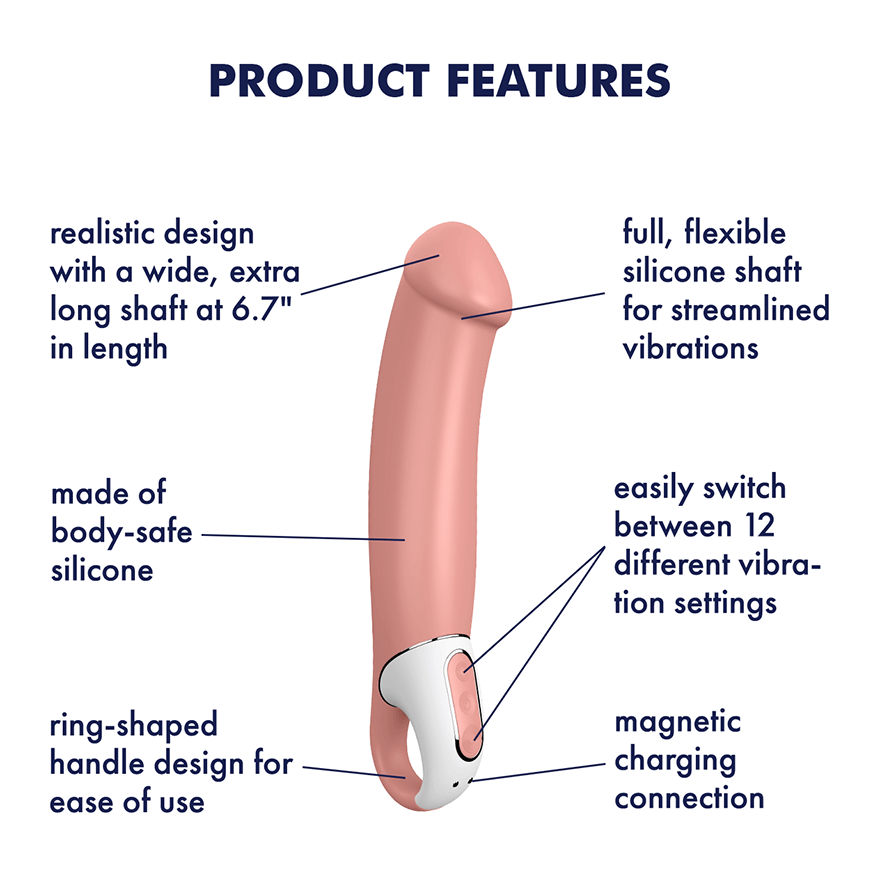 Master by Satisfyer - Vegan Vibrator - Bold Humans - G-spot vibrator, SALE, Toy, Vibrator, Waterproof